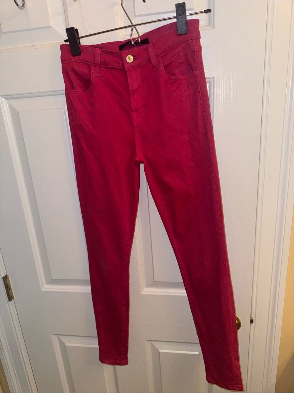 J Brand Skinny Jeans in Pink, Size 24